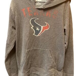 Vintage NFL Texas Longhorns Hoodie – Gray, Cozy Luxe, Relaxed Silhouette